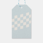 One Happy Dude Smiley 1st Birthday Favors Cadeaulabel (Achterkant)