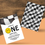 One Happy Dude Smiley Face eerste verjaardagsfeest Kaart