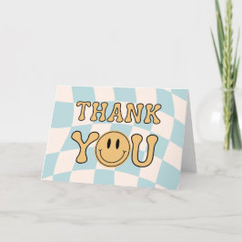 ONE HAPPY DUDE THANK YOU TENT CARD BEDANKKAART