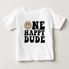 One Happy Dude Verjaardag Shirt