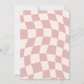 ONE HAPPY GIRL BIRTHDAY INVITATION  KAART (Achterkant)