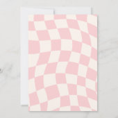 One Happy Girl Invitation Kaart (Achterkant)