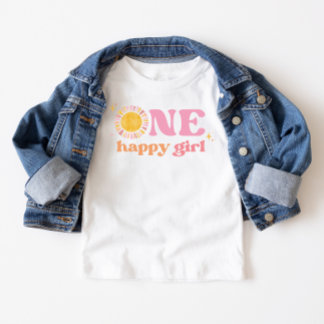 One Happy Girl Pink Boho Zon 1e verjaardag