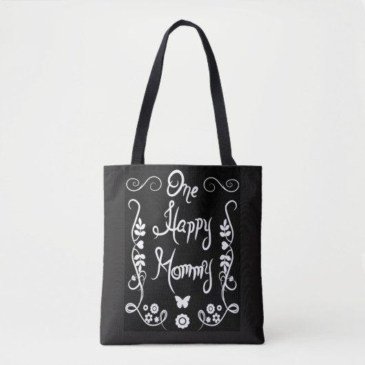 One Happy MMammmammie  Vlaanderen Canvas tas (Voorkant)
