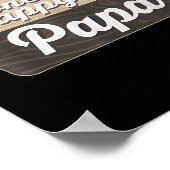 One Happy Papa Camper Matching Birthday Decoration Poster (Hoek)