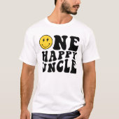 One Happy Uncle Matching Verjaardag T-shirt voor U (Voorkant)