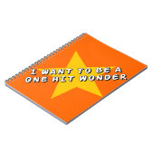 One Hit Wonder Notitieboek (Linkerzijde)
