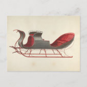 One Horse Open Sleigh beroemd gemaakt door Fred We Briefkaart (Voorkant)