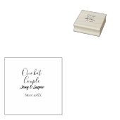 One hot couple add name since 20XX year date Rubberstempel (Gestempeld)