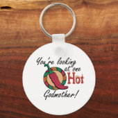 One Hot Godmoeder Sleutelhanger (Voorkant)