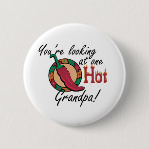 One Hot Grandpa Ronde Button 5,7 Cm