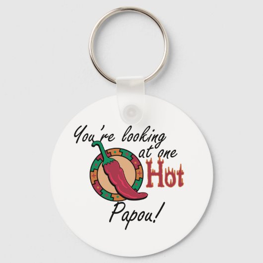One Hot Papou Sleutelhanger (Voorkant)
