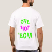 One Hot Vegan T-shirt (Achterkant)