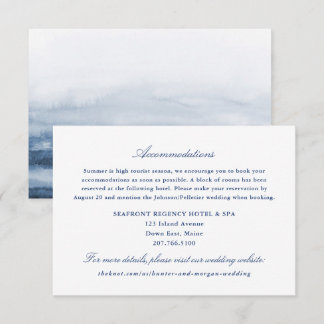 One Hotel Accommodations Insert Card - Penobscot Informatiekaartje