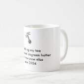 One Hundred Degrees Hotter-Mok Koffiemok (Voorkant rechts)