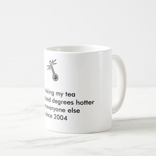 One Hundred Degrees Hotter-Mok Koffiemok (Voorkant rechts)