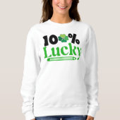 One Hundred Percent Lucky St. Patrick’s Day -61101 Trui (Voorkant)
