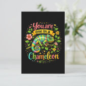 One in a Chameleon Bedankkaart (Staand voorkant)