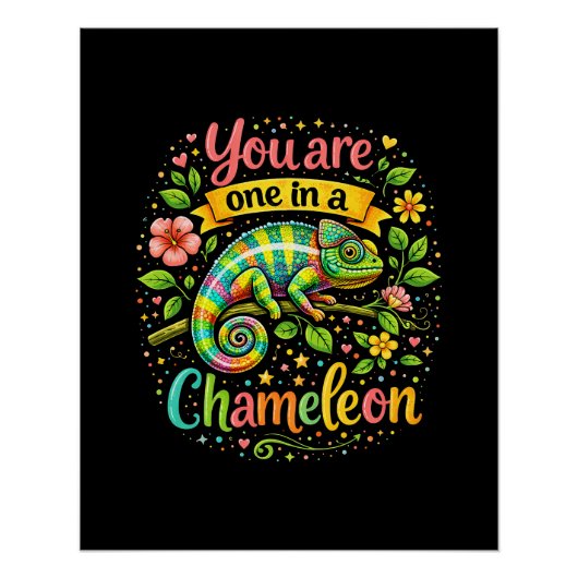 One in a Chameleon Perfect Poster (Voorkant)