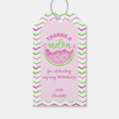 One in a Melon 1e verjaardag bedankbriefjes Cadeaulabel (Voorkant)