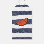 One in a Melon 1e verjaardag Jongen bedankt Cadeaulabel (Achterkant)