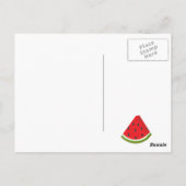 One in a Melon 1e verpartij Briefkaart (Achterkant)