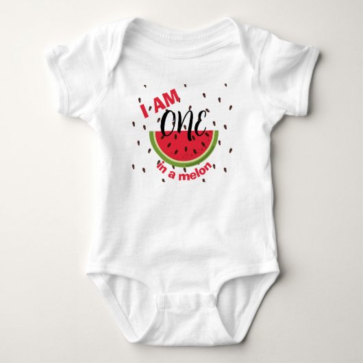 One in a Melon 1e verpartij Romper (Voorkant)
