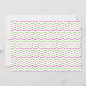 One in a Melon 1st Birthday Fotouitnodiging Kaart (Achterkant)