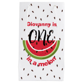 One in a Melon 1st Birthday Party Klein Cadeauzakje