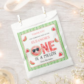 One in a melon 1st birthday watermelon Thank You Bedankzakje (Geknipt)