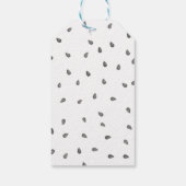 'One in a Melon' Baby shower Watermeloen Dank je Cadeaulabel (Achterkant)