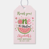 One in a Melon! Birthday One Girl  Cadeaulabel (Voorkant)
