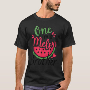 One in a Melon Brother 1st Birthday Party Familie T-shirt