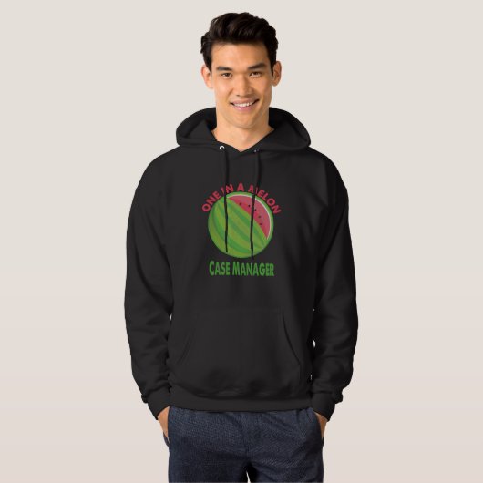 One in a Melon Case Manager Watermelon Retirement Hoodie (Voorkant volledig)