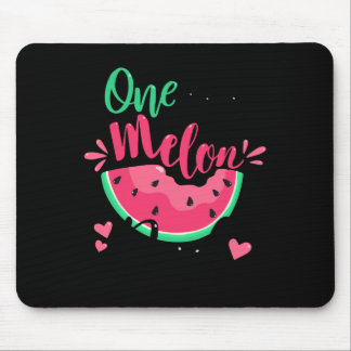 One In A Melon Dad Summer Birthday Party Matching Muismat