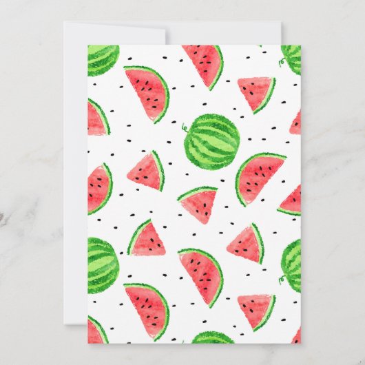 One In A Melon Drive beroemd gemaakt door Birthday Kaart (Achterkant)