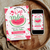 One in a melon eerste 1e verjaardag bedankkaart kaart