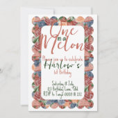 One in a Melon Eerste Verjaardag - Zomervibes Invi Kaart (Voorkant)