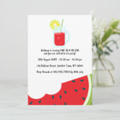 "One in a Melon" eerste verjaardagsfeest foto Kaart (Staand voorkant)