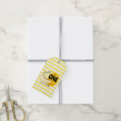 One in a Melon First 1st Birthday Party Cadeaulabel (Met Touw)