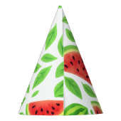 One In A Melon  First Birthday  Feesthoedjes (Achterkant)