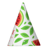 One In A Melon  First Birthday  Feesthoedjes (Rechts)