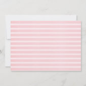 One in a Melon! First Birthday Girl With photo Kaart (Achterkant)