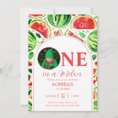 One in a melon foto eerste verjaardag kaart (Voorkant)