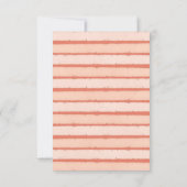 One In A Melon Girl First Birthday Party  Bedankkaart (Achterkant)