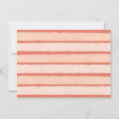 One in a Melon Girls Foto First Birthday Party Kaart (Achterkant)