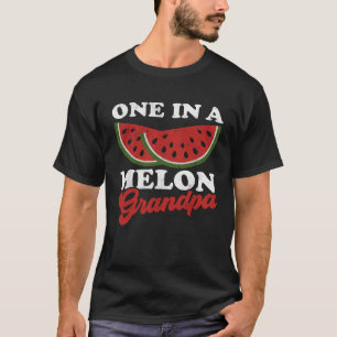 One In A Melon Grootvader Watermeloen Zomer Retr T-shirt