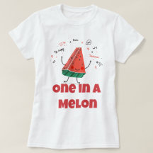 One in a Melon – Leuk Zomer Watermeloen Ontwerp