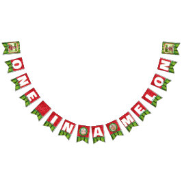 ONE in a Melon Leuke Watermeloen 1e Verjaardag Fot Vlaggetjes