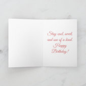 One in a Melon – Leuke watermeloen verjaardagskaar Kaart (Binnen)